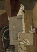 louis marcoussis Personnage ecrivant oil